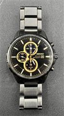 SEIKO SOLAR CHRONOGRAPH V172-0AP0腕時計 SEIKO SOLAR CHRONOGRAPH V172-0AF0 GOLD / BLACK WATCH (MVP012586